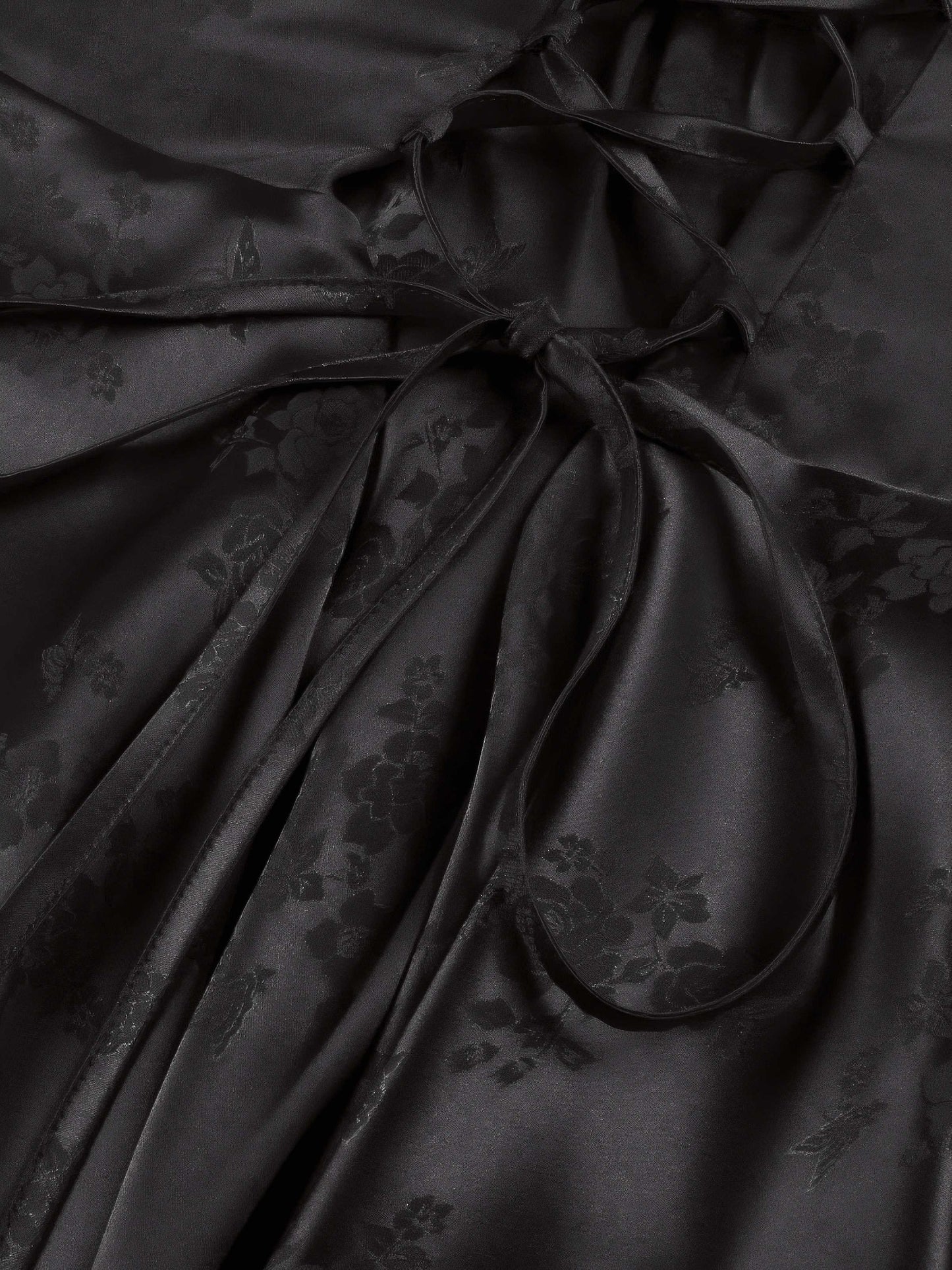1980s Spaghetti Strap Asymmetrical Satin Dress