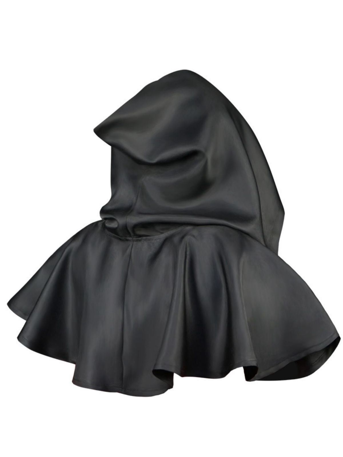 Vintage Solid Halloween Hooded Grim Reaper Cloak