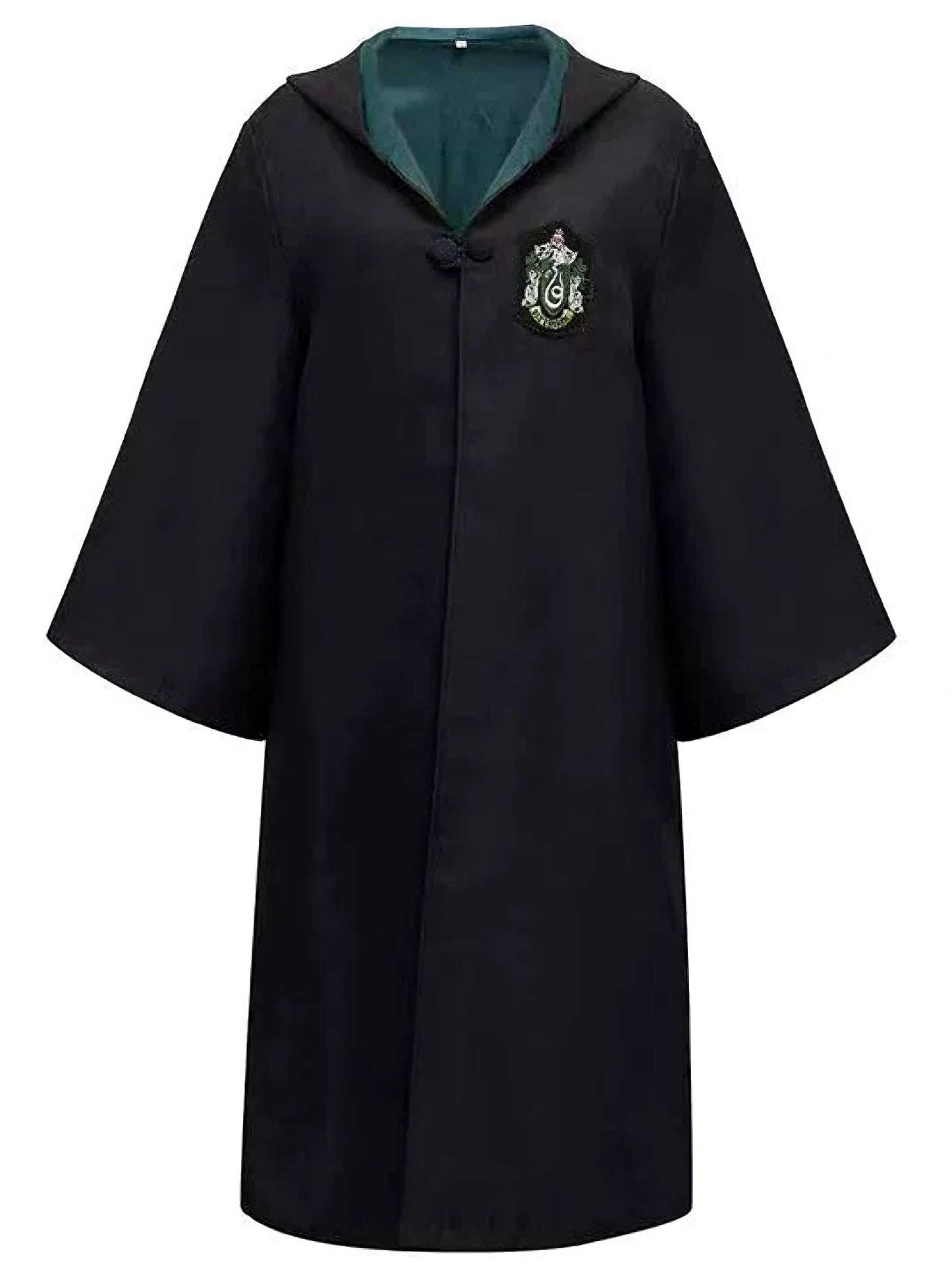 1970s Halloween Wizard School Hooded Robe Costume Set