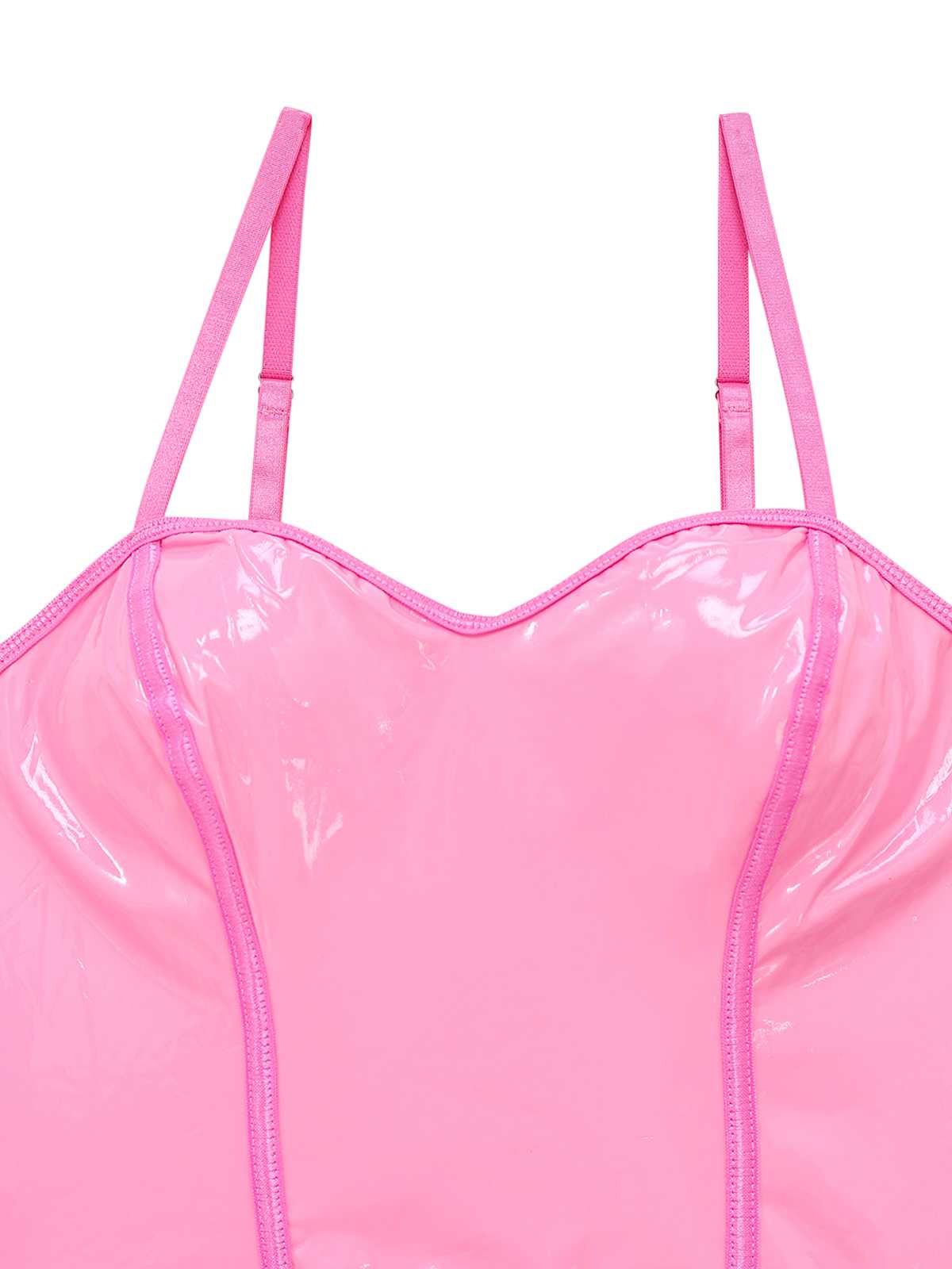 1980s Bunny Costume Latex Dress With Ears Headband