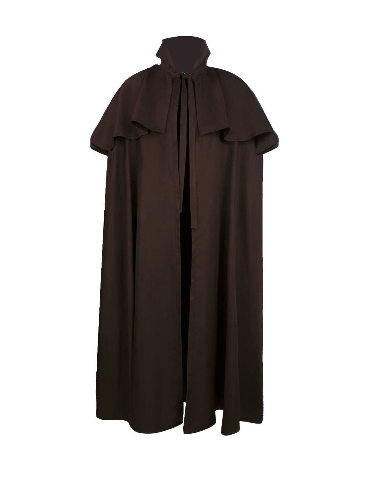 1930s Solid Halloween Gothic Medieval Death Cloak