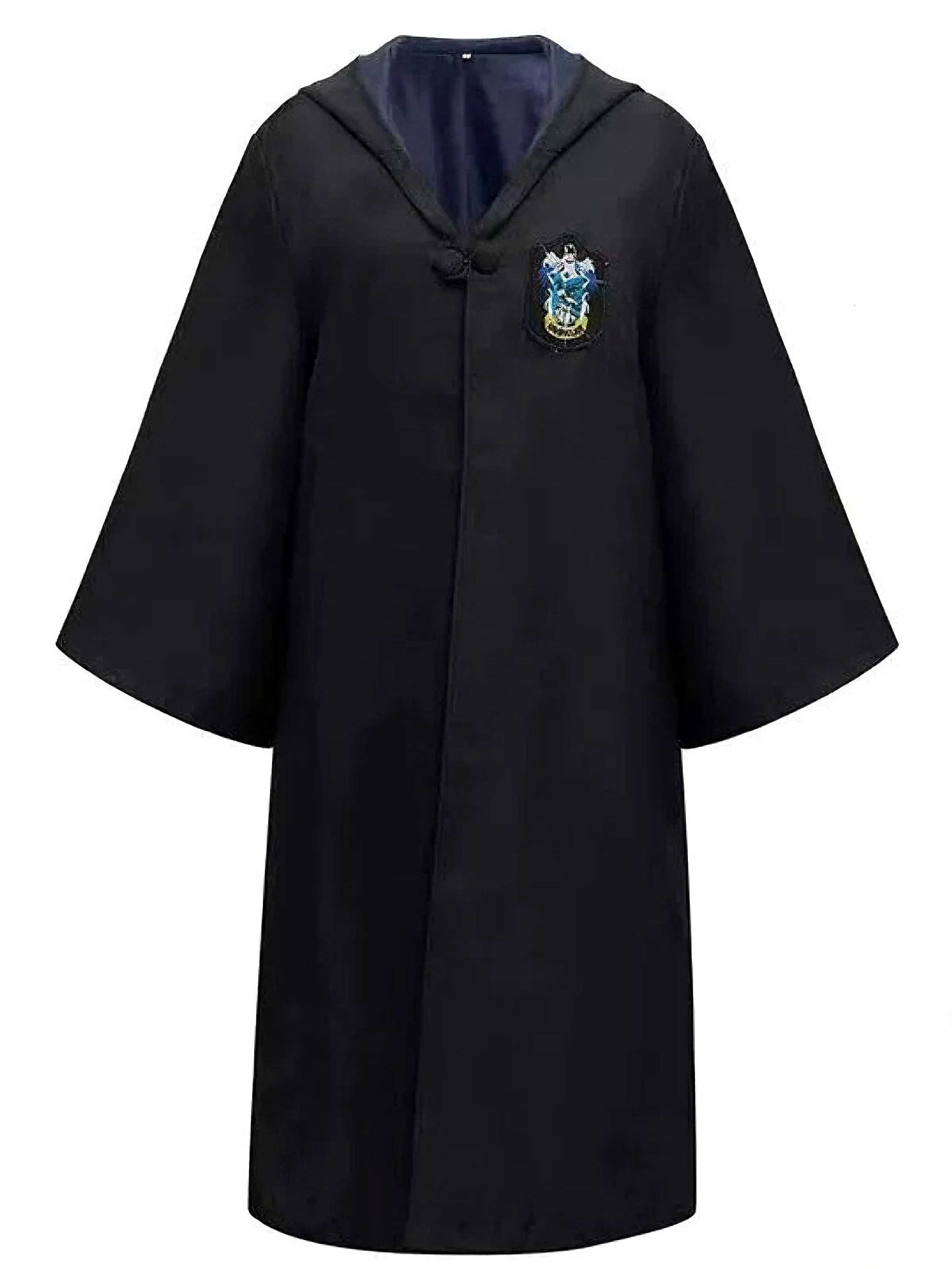 1970s Halloween Wizard School Hooded Robe Costume Set