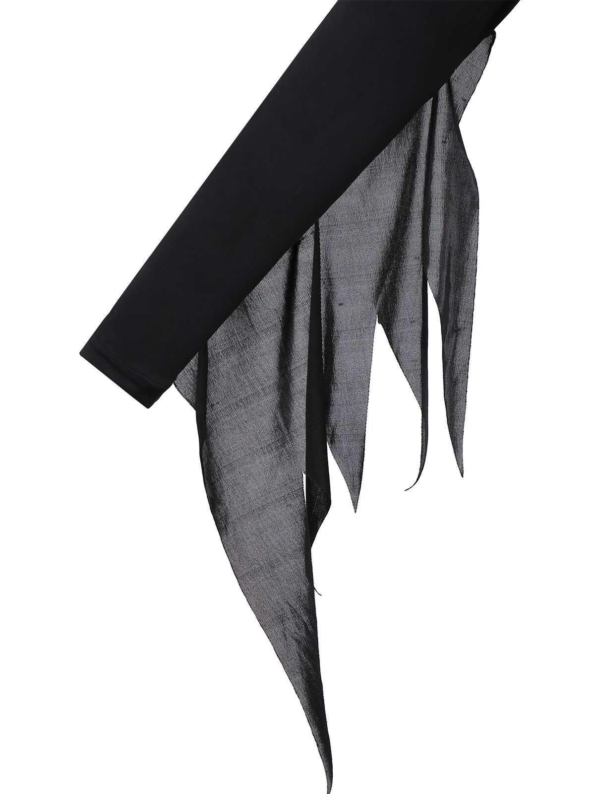 1970s Lace-Up Gothic Witch Costume Dress Set