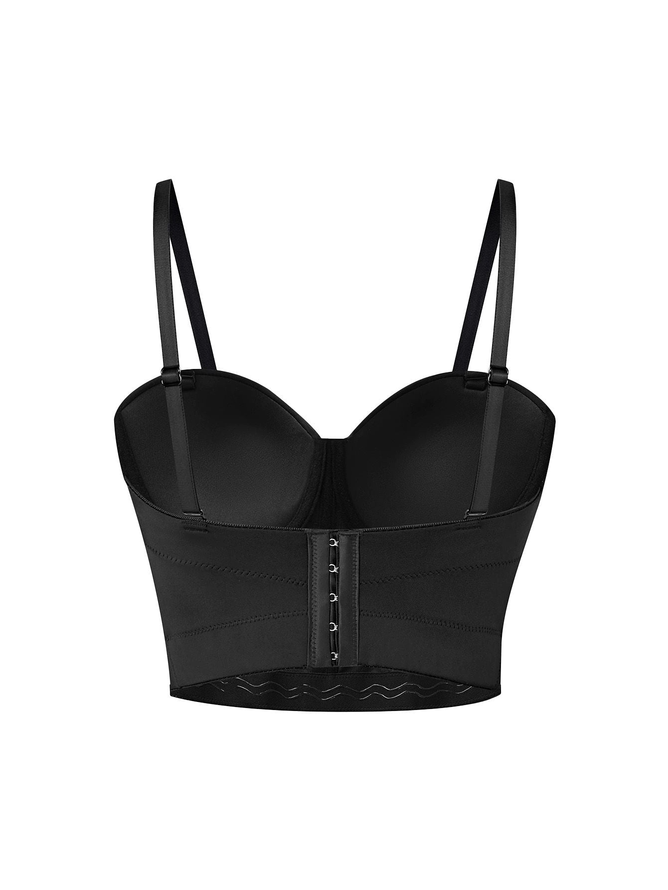 [Pre-Sale] Black 1970s Rhinestone Spider Web Crop Top