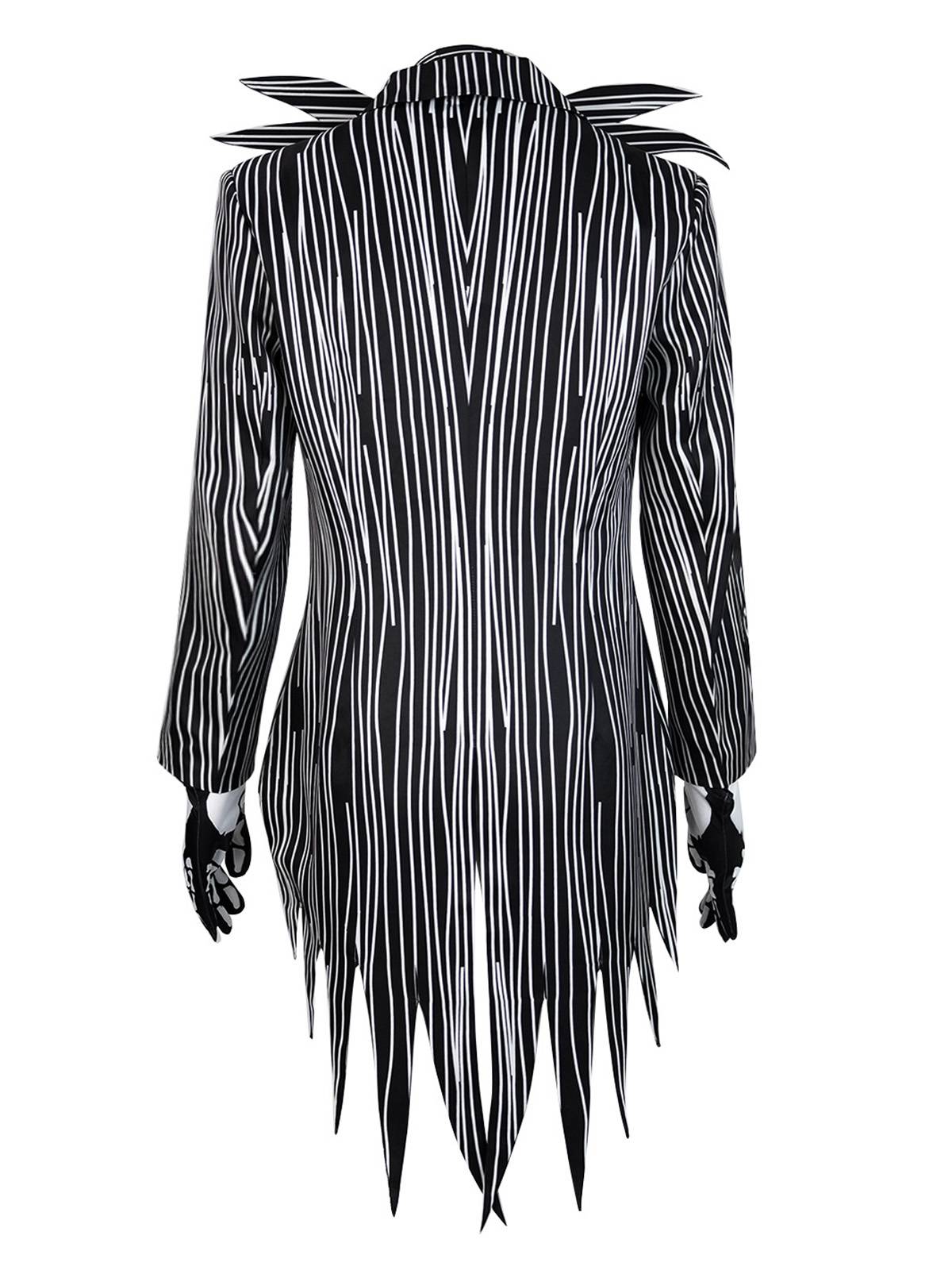 Black 1940s Jack Skellington Costume Suit