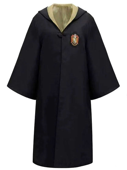 1970s Halloween Wizard School Hooded Robe Costume Set