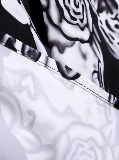 1950s Halloween Skull Sleeveless Swing Dress