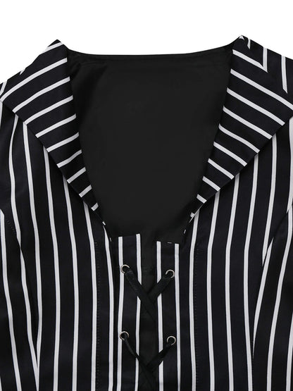 [Pre-Sale] Black 1940s Striped The Nightmare Before Christmas Suit