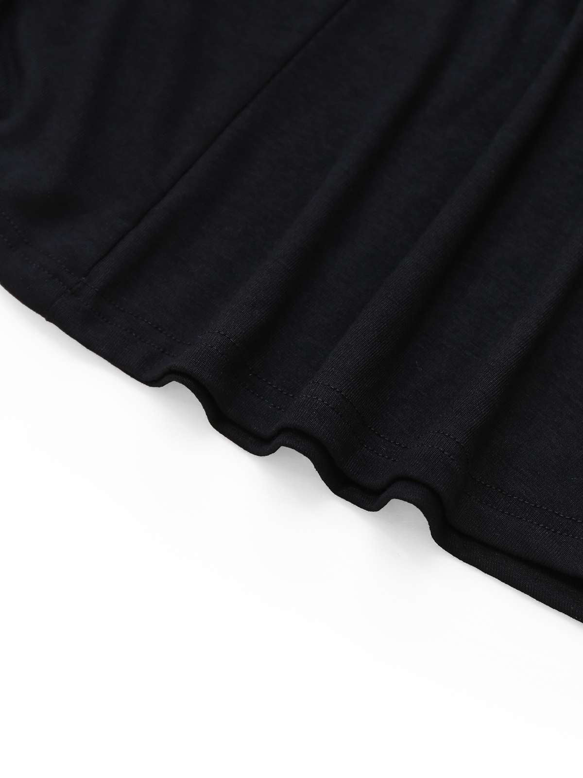 Black 1930s Lace Trimmed Halter Maxi Dress