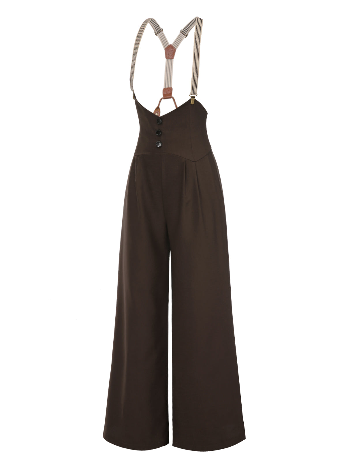 [Pre-Sale] Dark Blue 1950s Button Suspender Pants