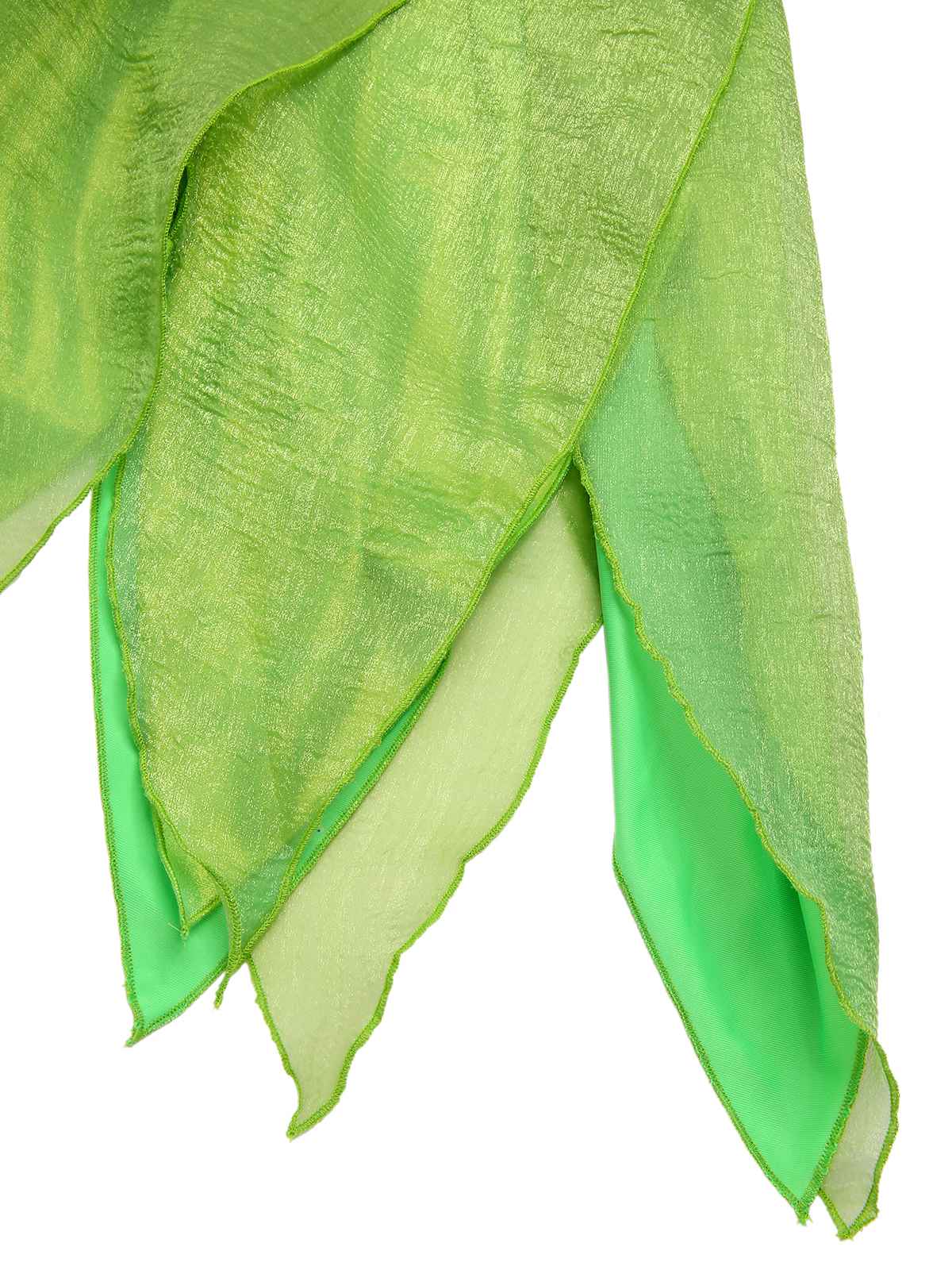 [Pre-Sale] Green 1970s Tinker Bell Fairy Petal Hem Mini Dress