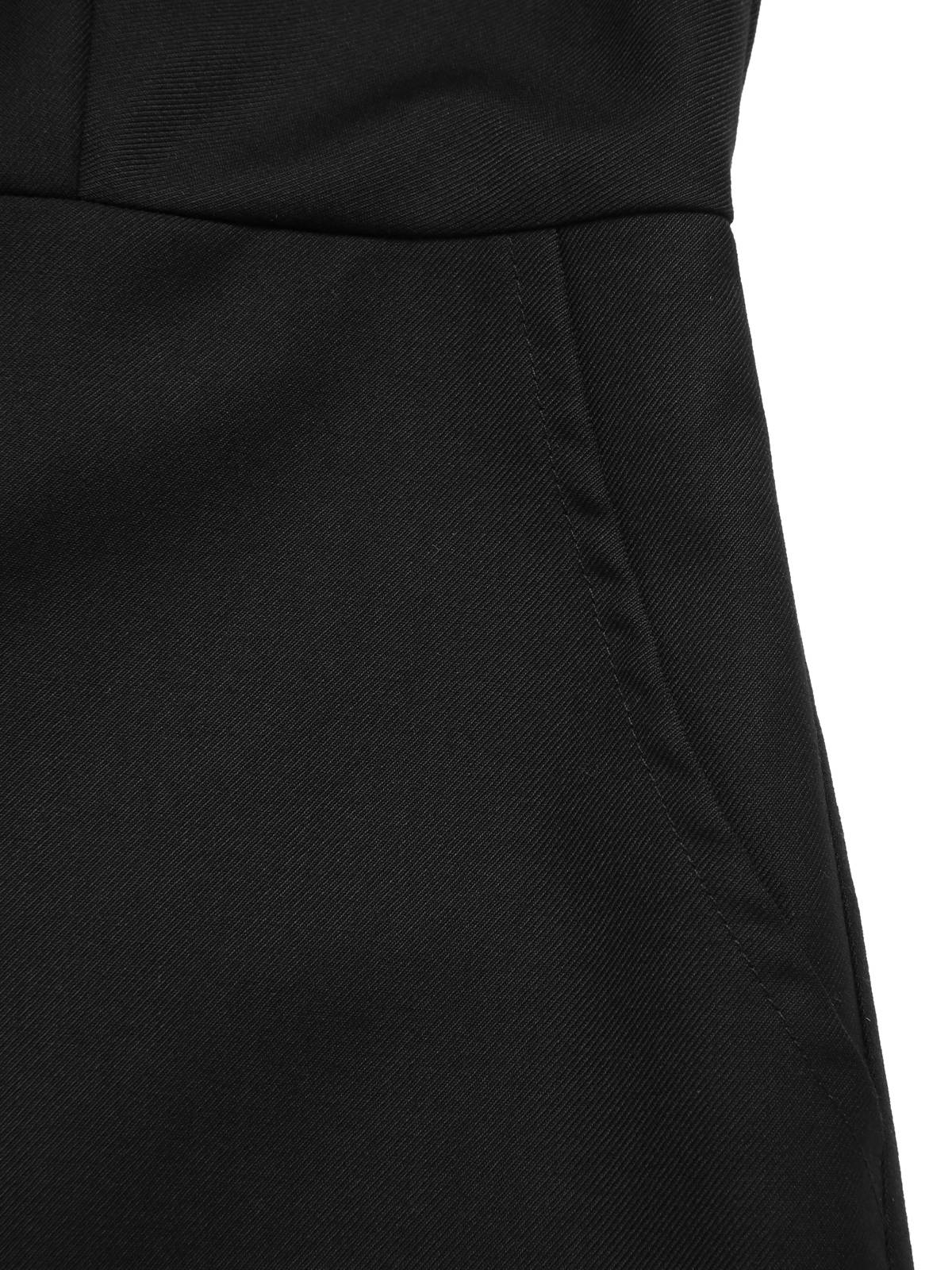 [Pre-Sale] Black 1950s Gothic Bat Off-Shoulder Mesh Romper