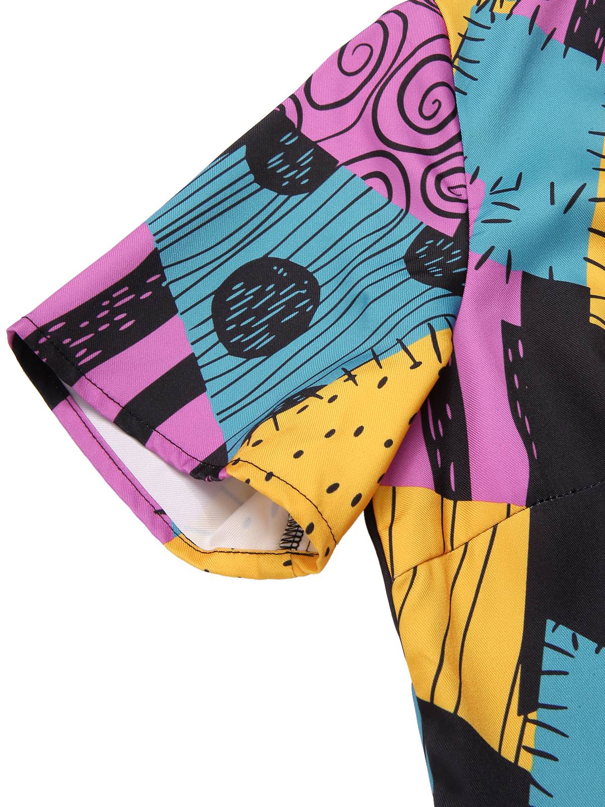 [Pre-Sale] Multicolor 1940s Nightmare Before Christmas Sally Jumpsuit