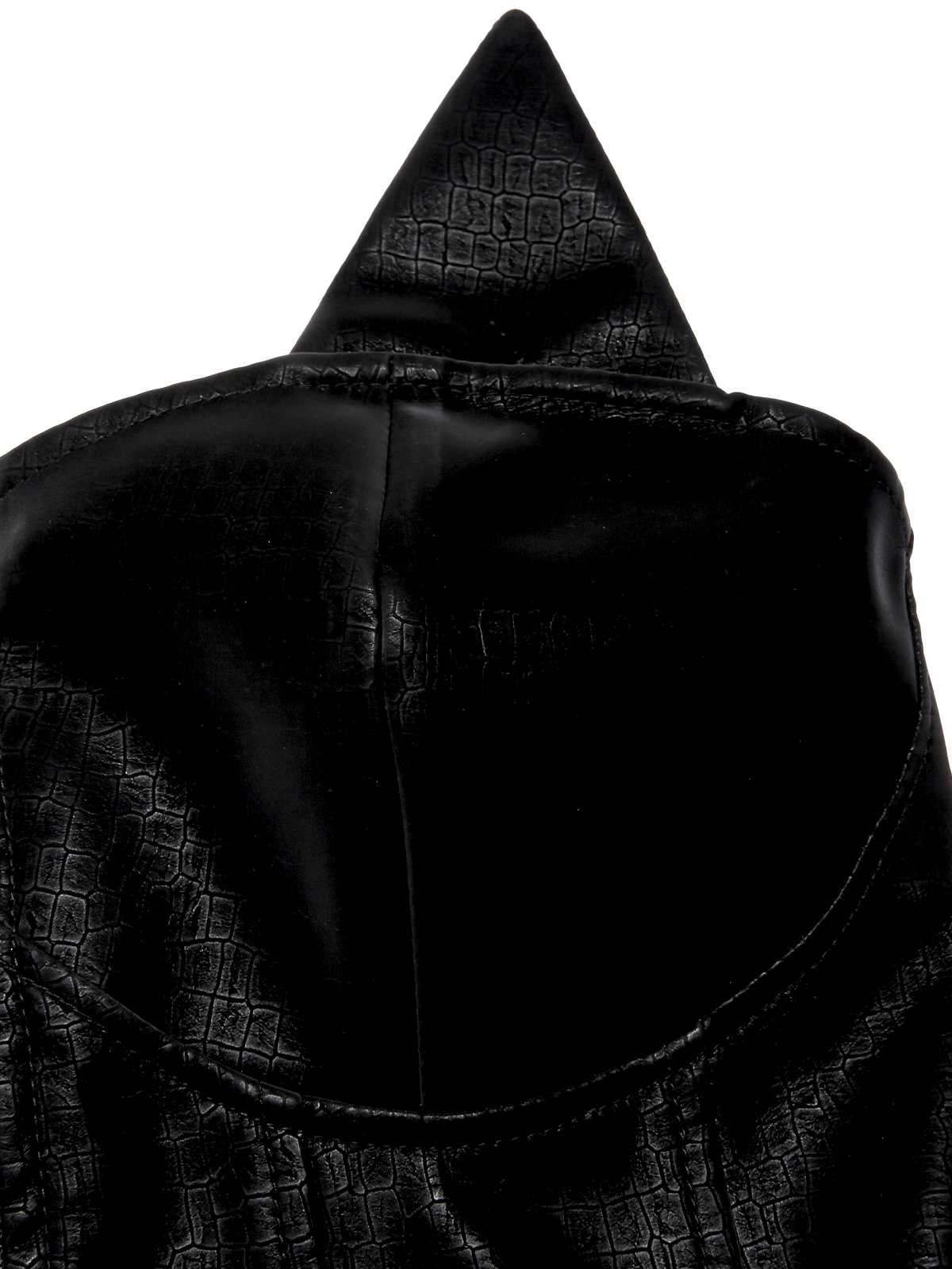 [Pre-Sale] Black 1950s Halloween Catwoman Leather Dress