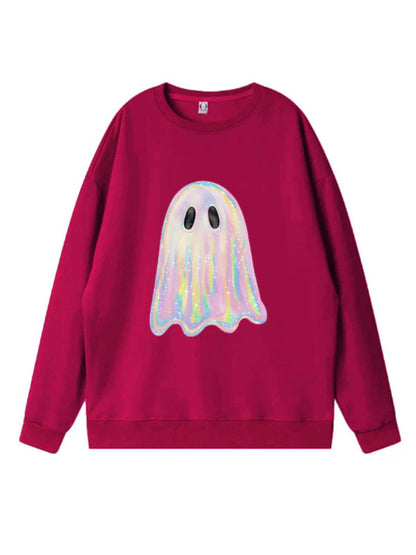 1980s Halloween Ghost Pumpkin Vintage Sweatshirt