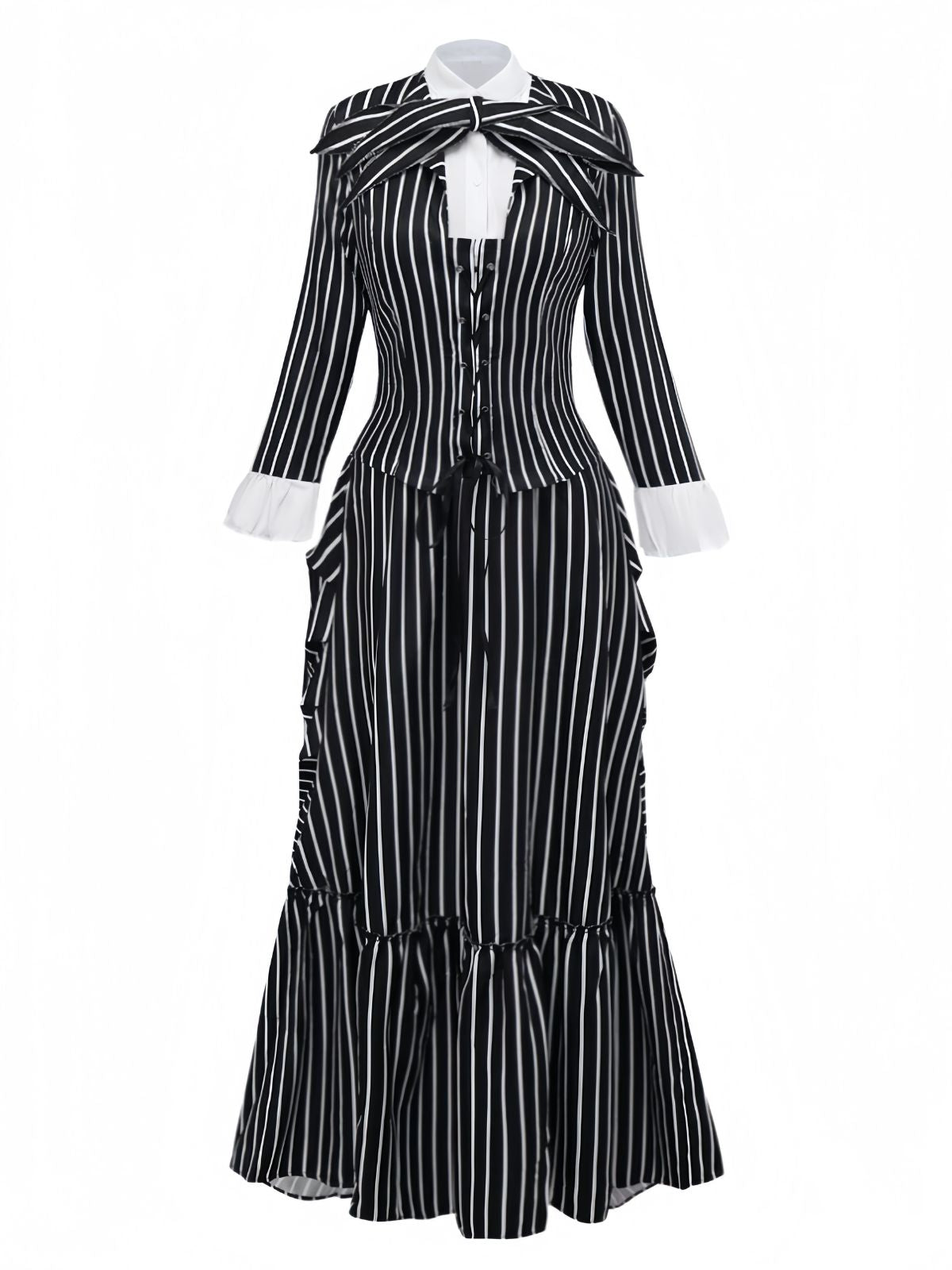 [Pre-Sale] Black 1940s Striped The Nightmare Before Christmas Suit